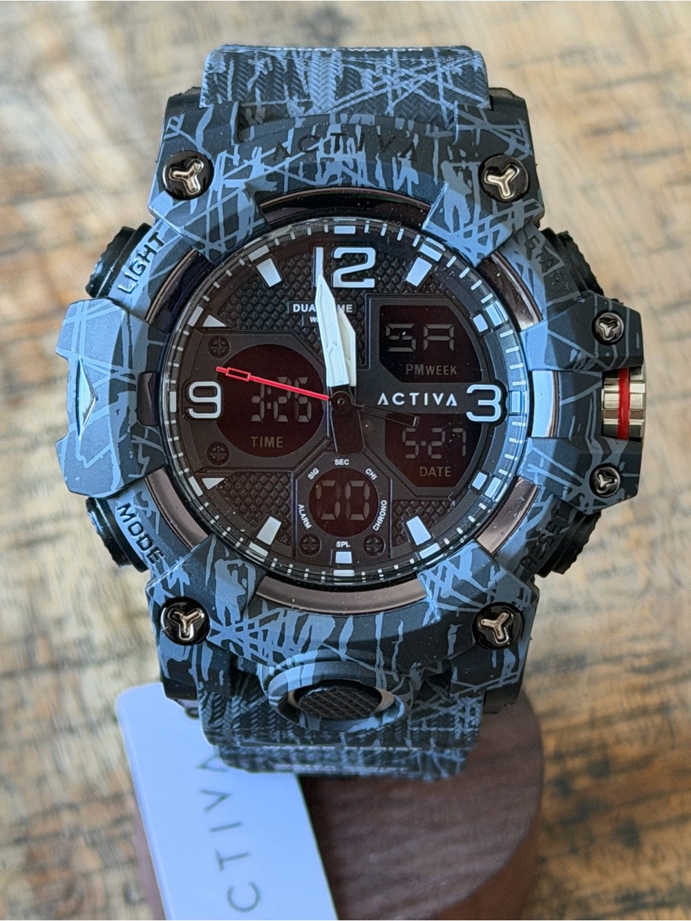 NEW Invicta x Activa Camo Digital-Analog Multi-Function Watch 49mm - ACW8008 NIB